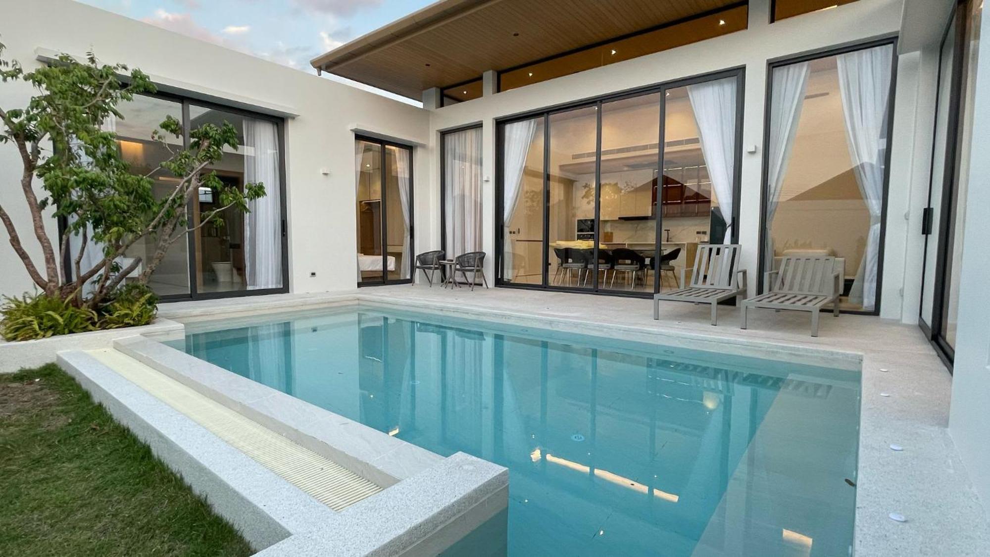 Villa Solis - Contemporary 4Br Retreat With Private Pool And Concierge Chalong Exterior photo